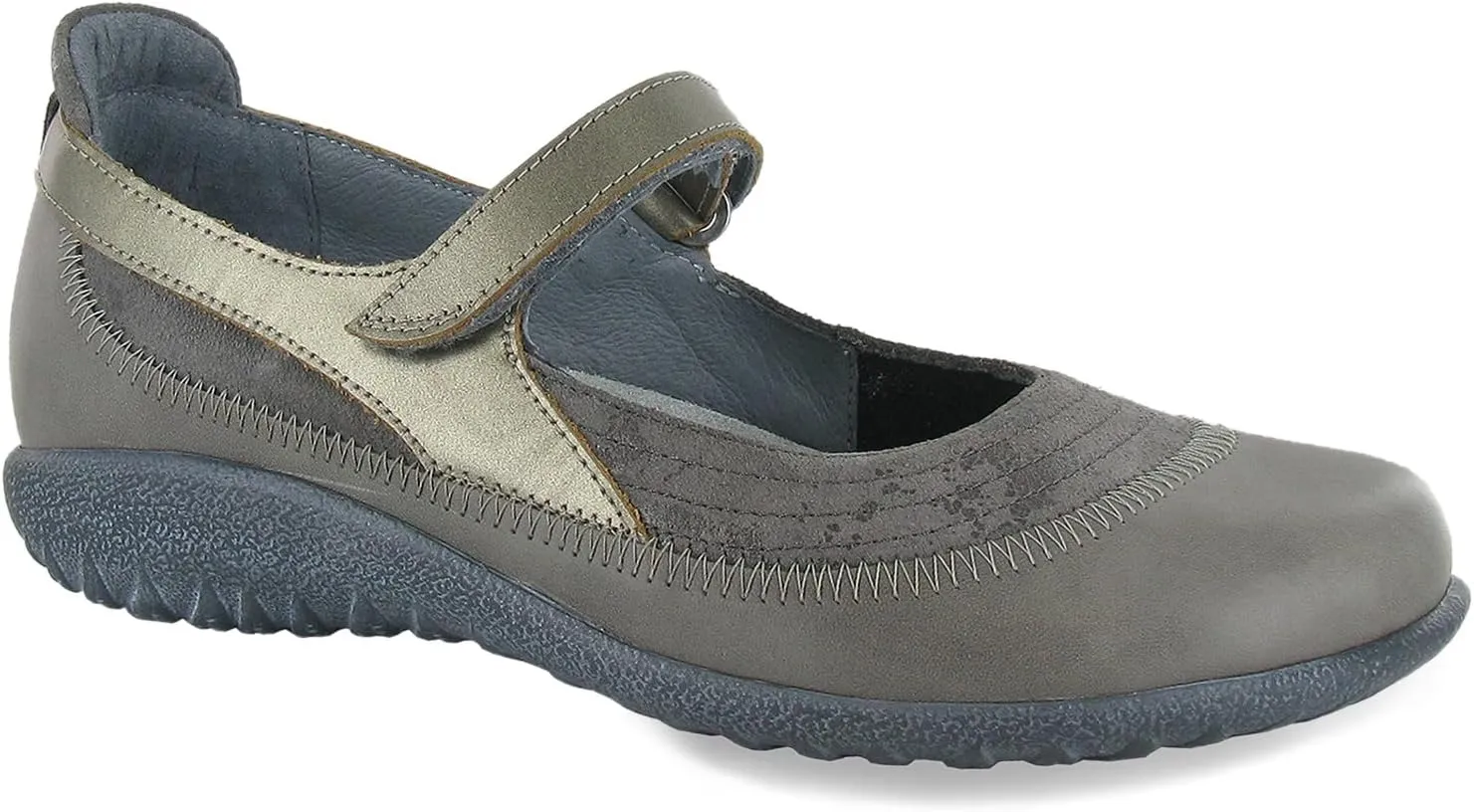 NAOT Footwear Women's Kirei Maryjane with Cork Footbed and Arch Comfort and Support - Lightweight and Perfect for Travel- Removable Footbed