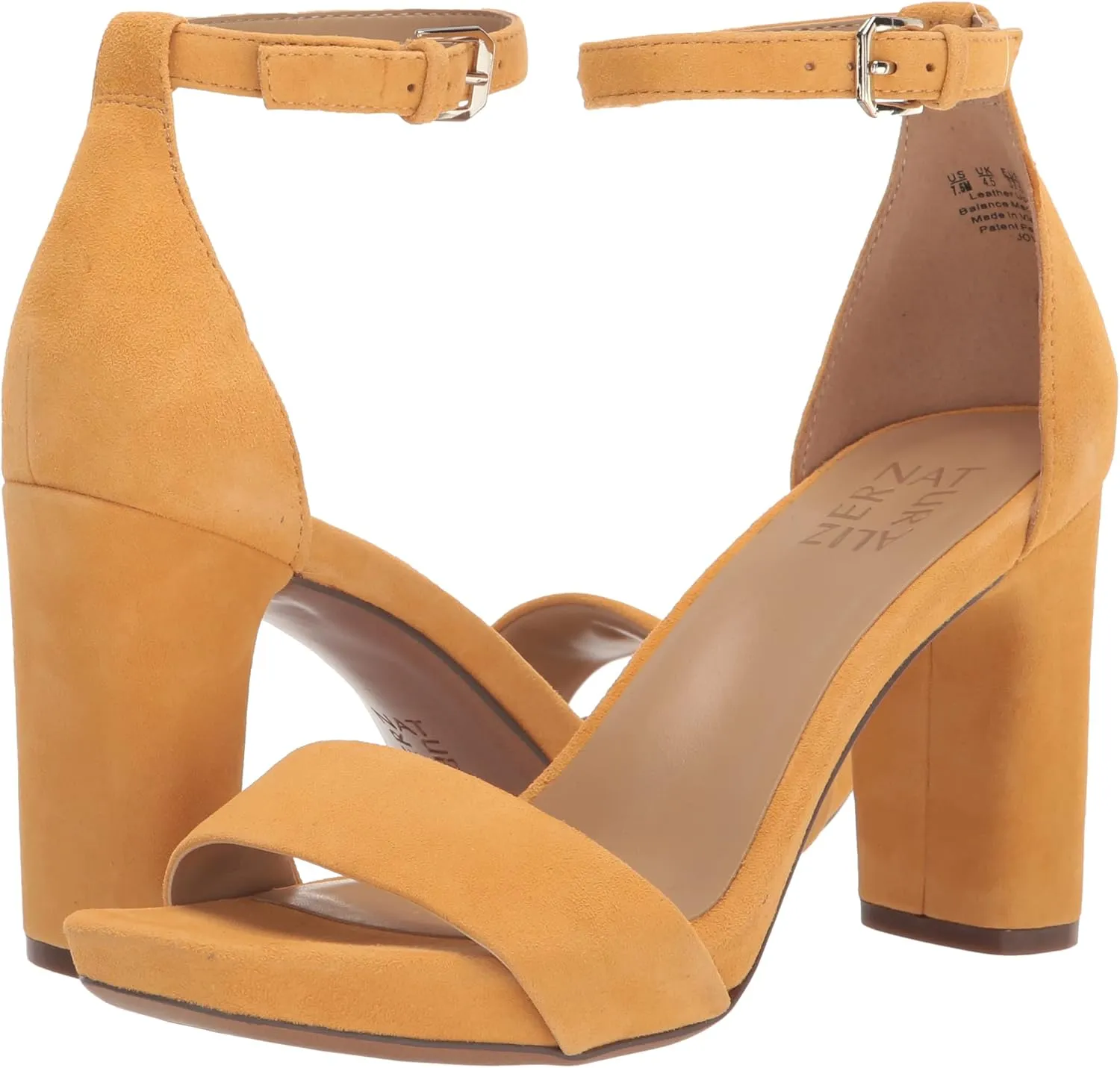 Naturalizer Women's Joy Ankle Strap Heeled Dress Sandal