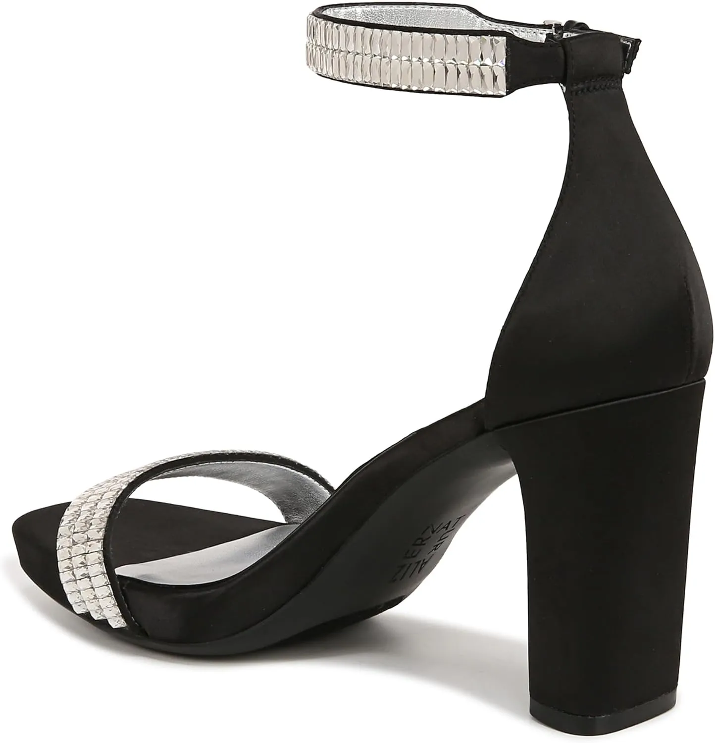 Naturalizer Women's Joy-Sparkle Jeweled Block Heel Dress Sandal