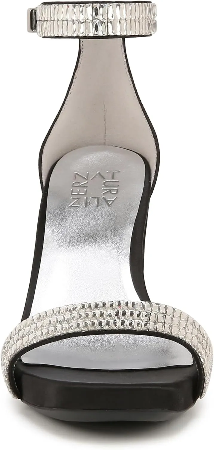 Naturalizer Women's Joy-Sparkle Jeweled Block Heel Dress Sandal