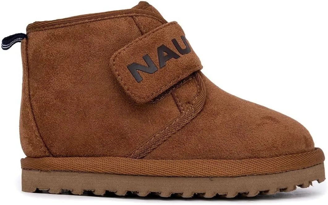 Nautica Kids Boot With Sherpa Fur For Snow And Winter-Warm Ankle Slipper Bootie |Boys-Girls|(Big Kid - Little Kid - Toddler)