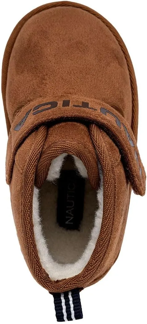 Nautica Kids Boot With Sherpa Fur For Snow And Winter-Warm Ankle Slipper Bootie |Boys-Girls|(Big Kid - Little Kid - Toddler)