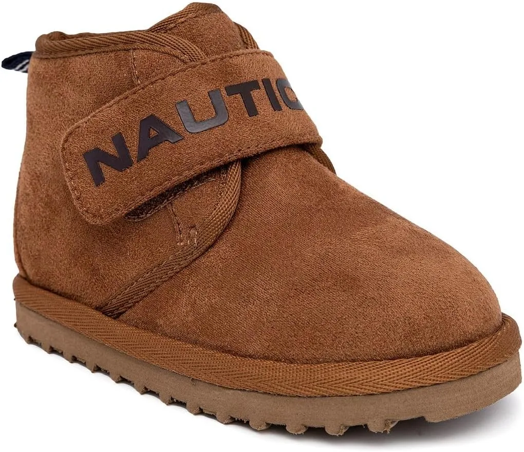 Nautica Kids Boot With Sherpa Fur For Snow And Winter-Warm Ankle Slipper Bootie |Boys-Girls|(Big Kid - Little Kid - Toddler)