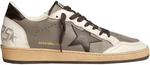 nesho White Leather Sneakers for Men Walking Sport Shoes Hard-Wearing Outdoor Flat Trainers