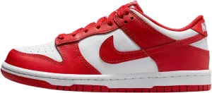 Nike Dunk Low Big Kids' Shoes (FB9109-119, White/University Red)