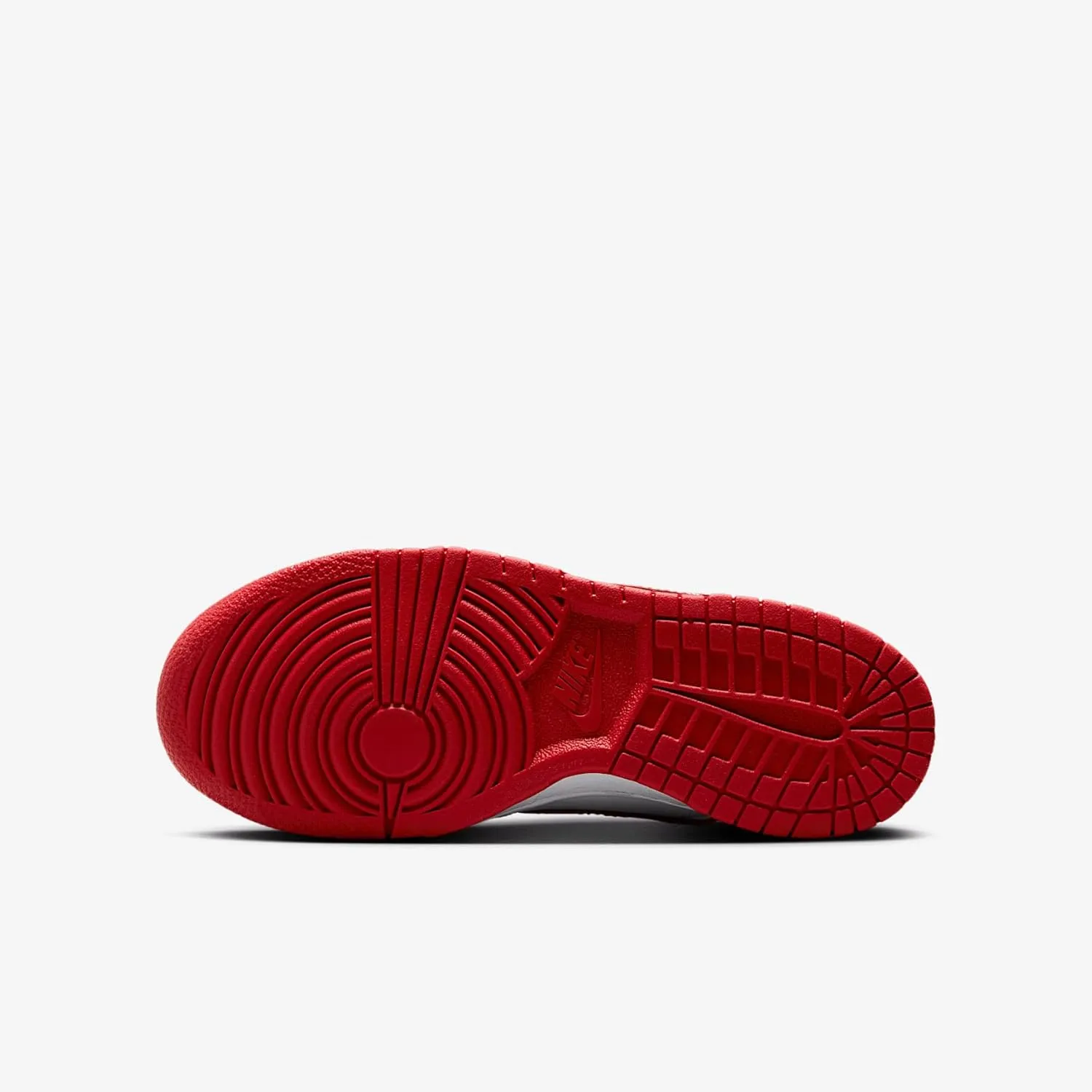 Nike Dunk Low Big Kids' Shoes (FB9109-119, White/University Red)