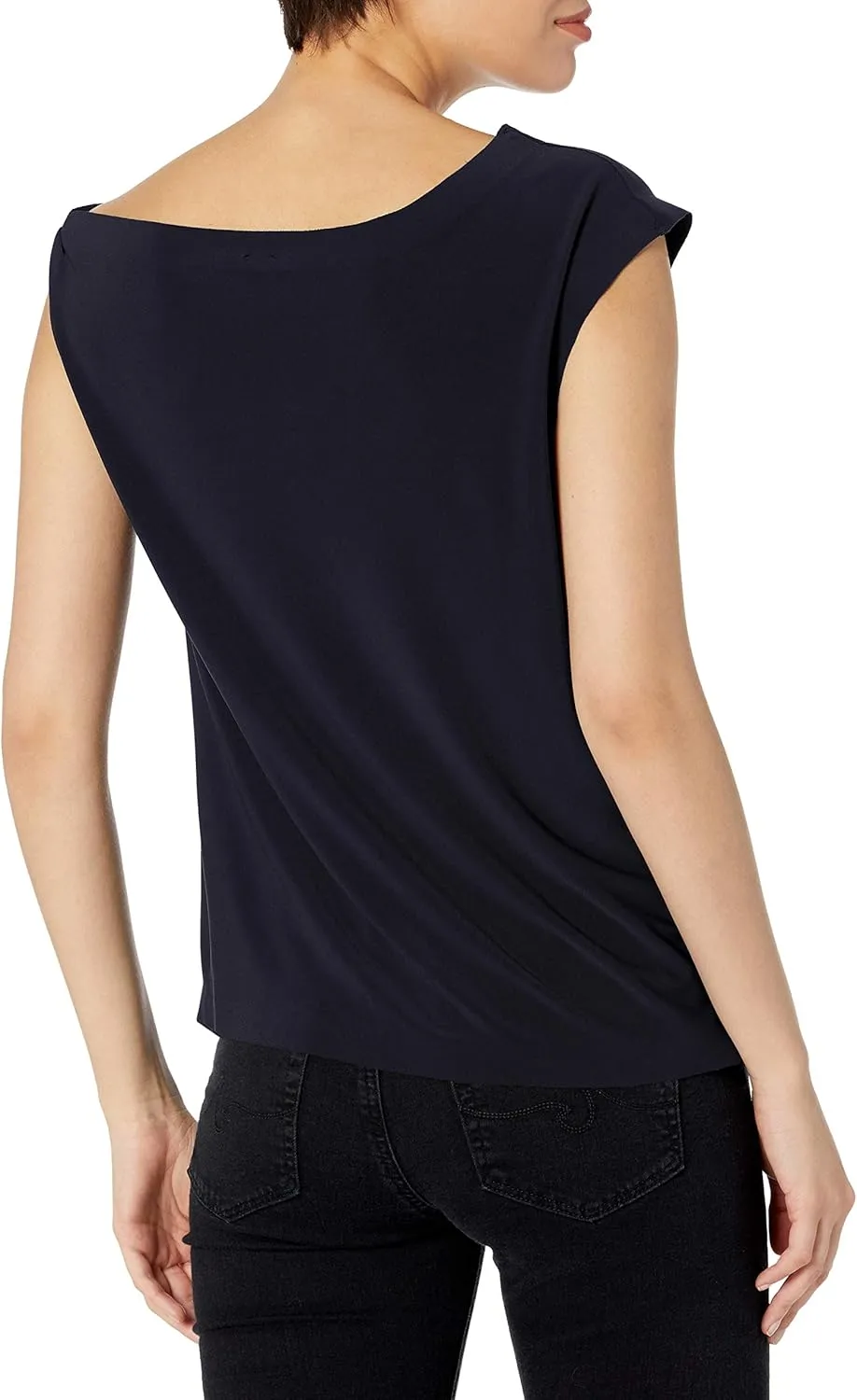 Norma Kamali Women's Drop Shoulder Top