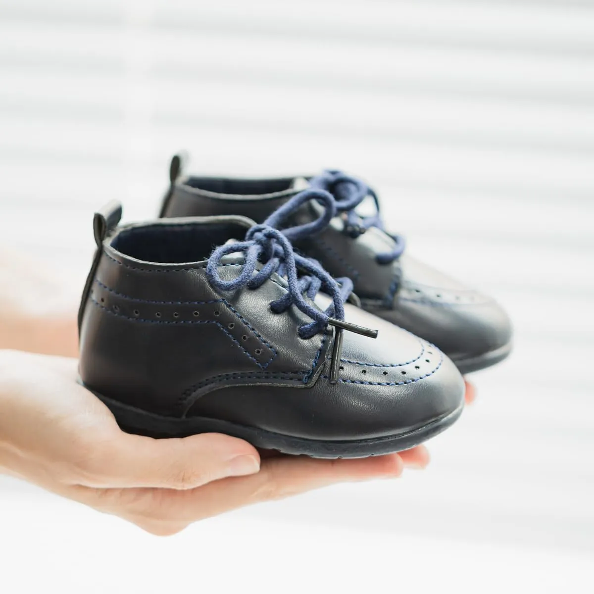 ohsofy Infant Baby Boy Oxford Shoes PU Leather Loafers Rubber and Soft Sole Wedding Dress Shoes Toddler Girl Baby Walking Shoes