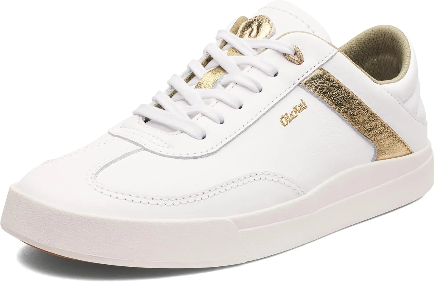 OLUKAI Ha'upu Women's Everyday Sneaker, Classic Lace-Up Design, Comfort Fit