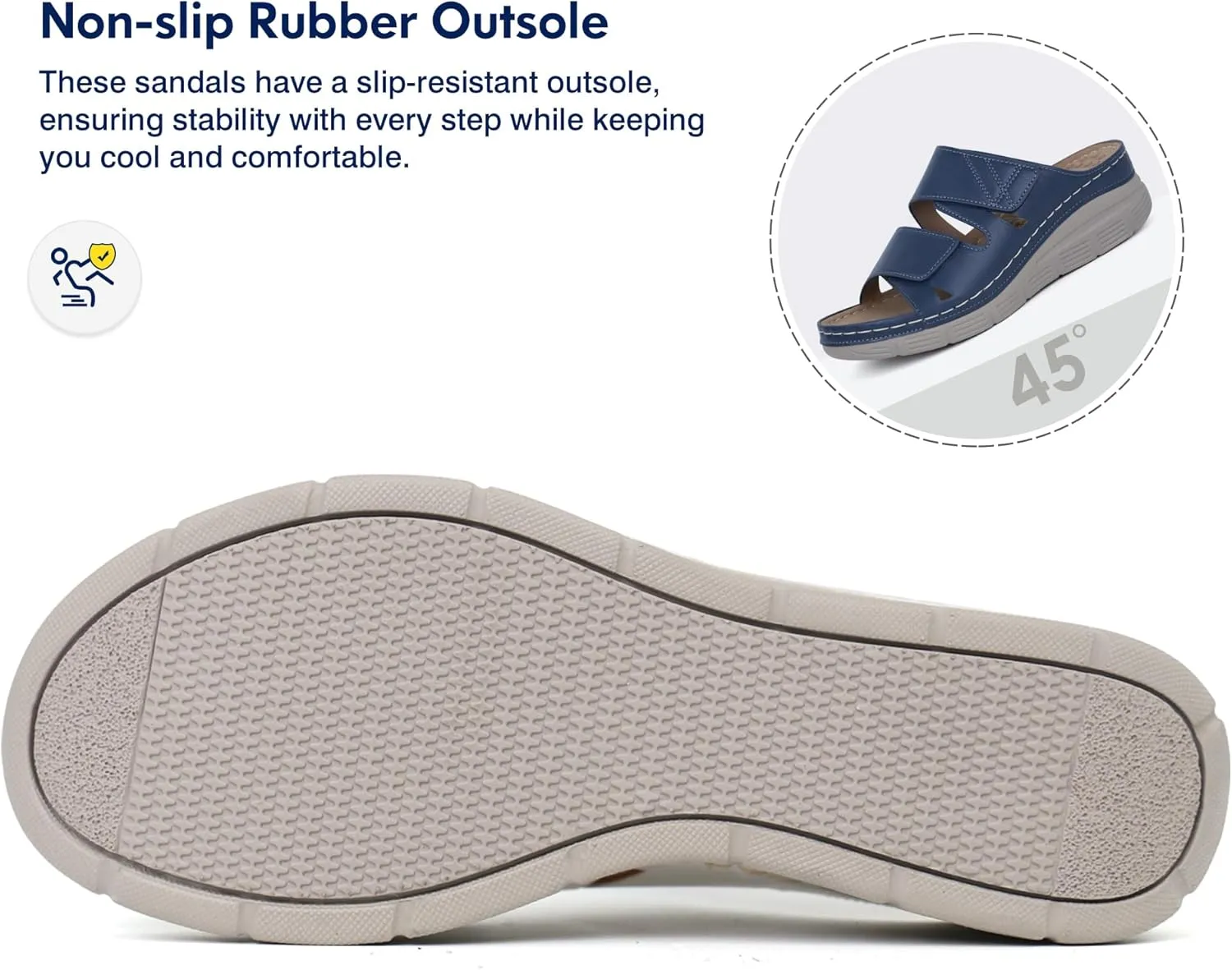Ortho rest Women Arch Support Slides Orthotic Walking Sandals Orthopedic Sandals
