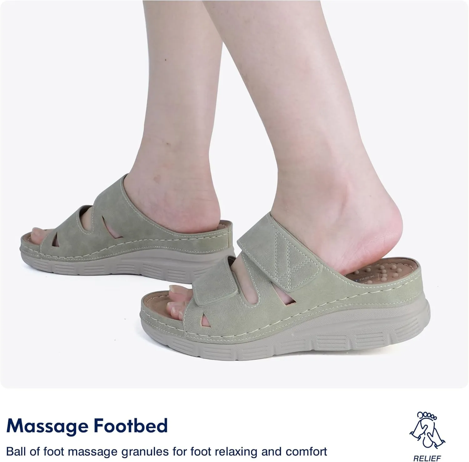 Ortho rest Women Arch Support Slides Orthotic Walking Sandals Orthopedic Sandals