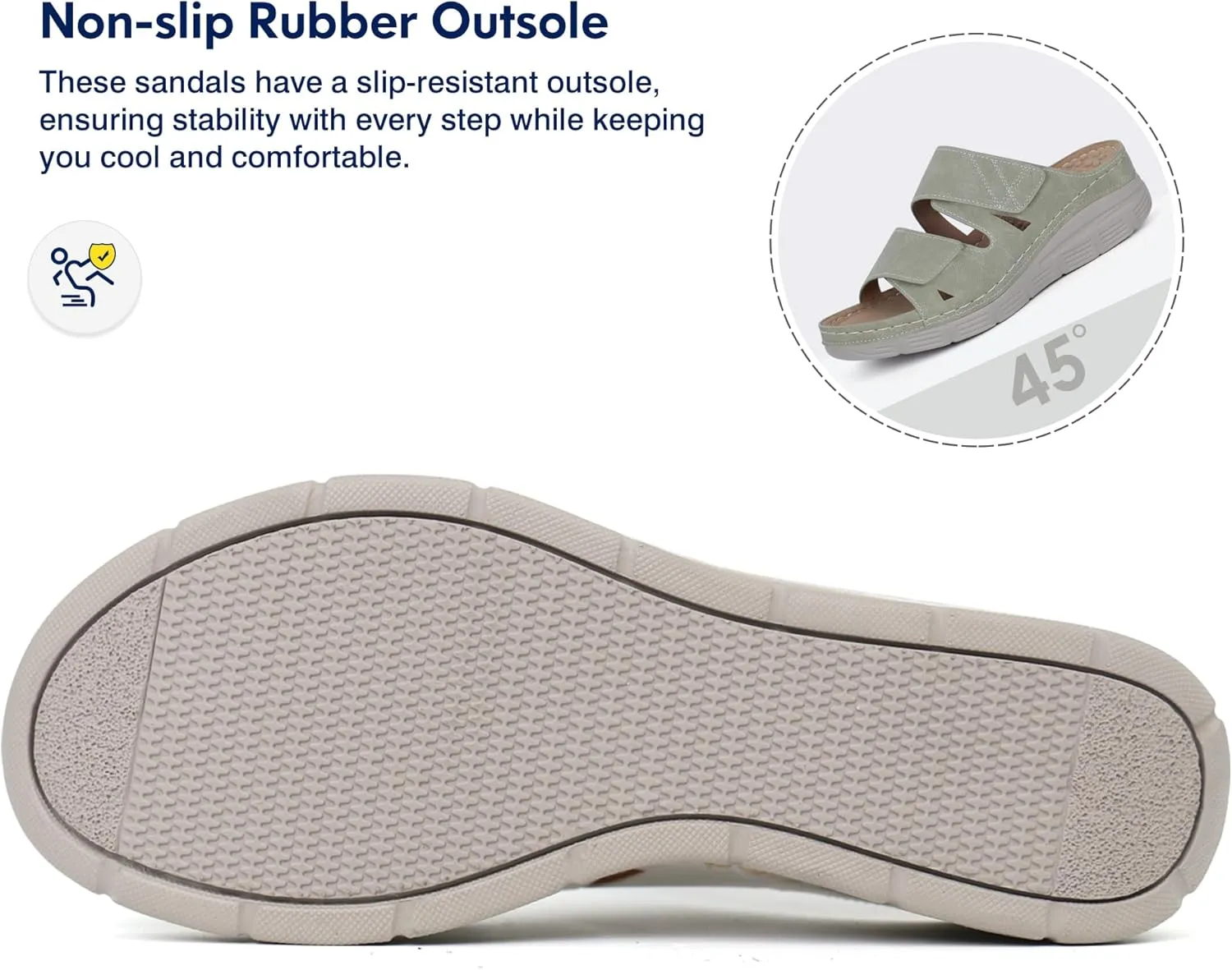 Ortho rest Women Arch Support Slides Orthotic Walking Sandals Orthopedic Sandals