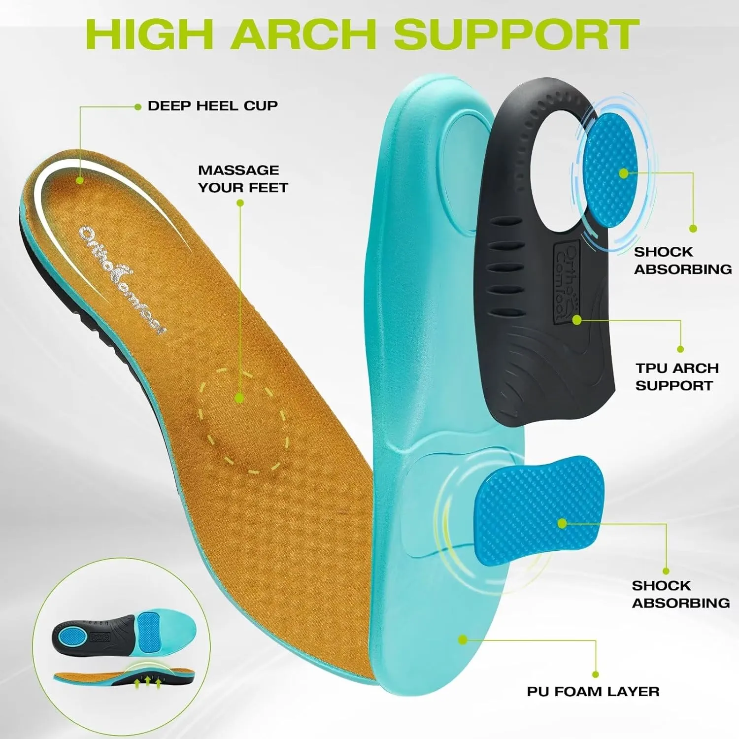 OrthoComfoot Men's Orthopedic Slip-On Loafers Walking Shoes: Casual Comfortable Arch Support Slippers for Plantar Fasciitis, Soft Canvas Orthotic Shoes for Foot and Heel Pain Relief