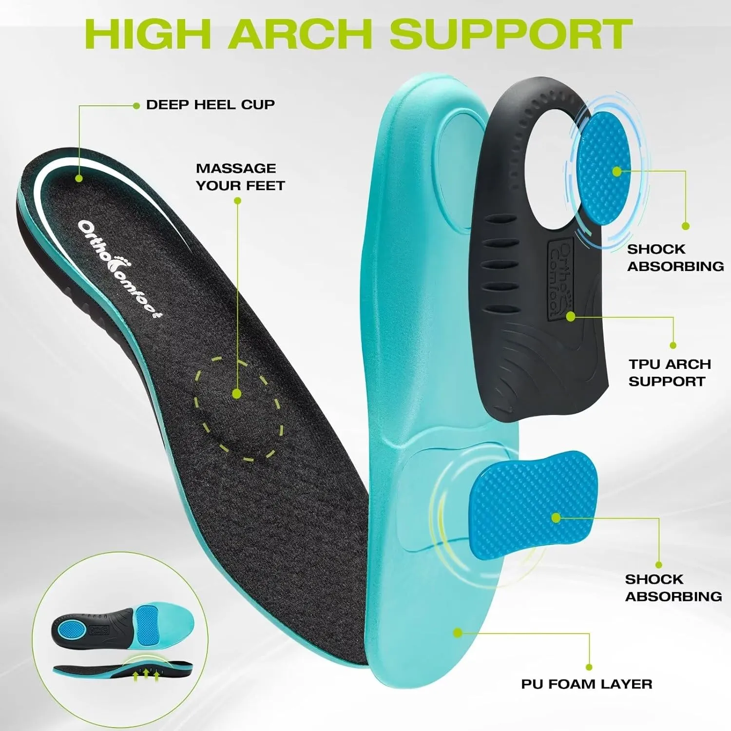 OrthoComfoot Men's Orthopedic Slip-On Loafers Walking Shoes: Casual Comfortable Arch Support Slippers for Plantar Fasciitis, Soft Canvas Orthotic Shoes for Foot and Heel Pain Relief