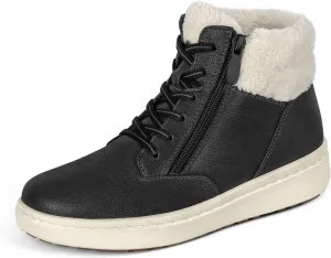 Orthofeet Women's Orthopedic Faux Fur Elin Boots for Foot Pain Relief