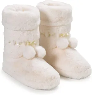 PajamaGram Women's Slipper Boots - Bootie Slippers for Women