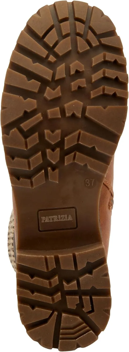 PATRIZIA Spring Step Clarris Lace-Up Booties for Women - Ladies Boots with Cozy Faux Fur Lining - Tonal Stitching Ankle Boots for Womens