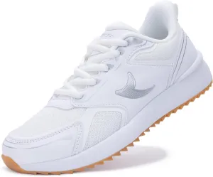 Quseek Classic Sneakers for Women Trendy Retro Fashion Skate Shoes Lace-up Gum Sole Simple Casual Gym Walking Shopping Shoe