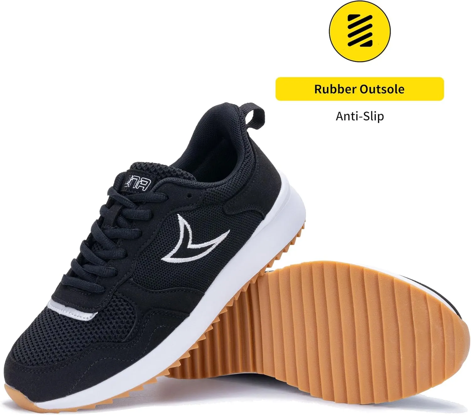 Quseek Womens Fashion Sneakers Tennis Walking Shoes Comfortable Lightweight Slip On Classic Retro Casual Non Slip Shoes for Woman Size 6-11