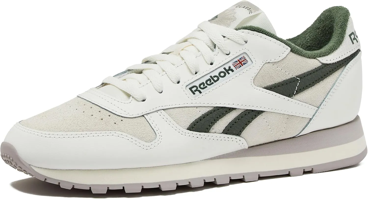 Reebok Men's Classic Leather Sneakers Black Or White Tennis Shoes
