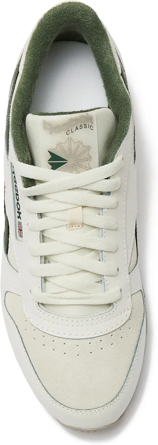 Reebok Men's Classic Leather Sneakers Black Or White Tennis Shoes