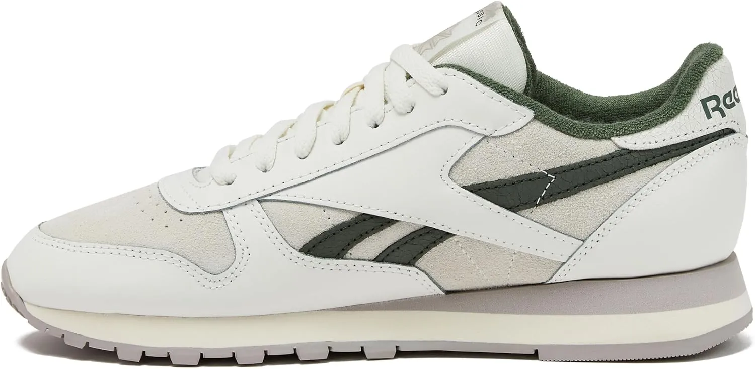 Reebok Men's Classic Leather Sneakers Black Or White Tennis Shoes