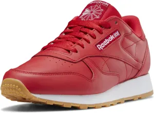 Reebok Unisex Classic Leather Sneakers Legacy, Vector Red/FTWR White Rubber Gum-03, 13 US Men