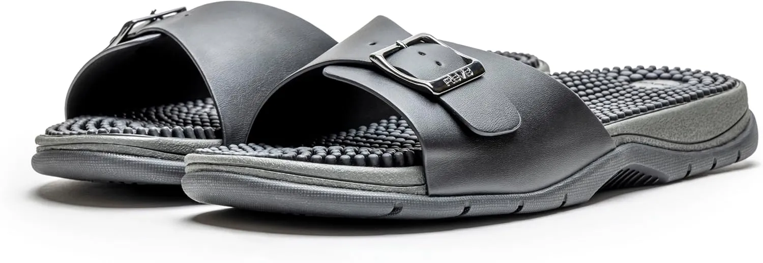 Revs - Tay - Men’s Single Strap Reflexology Massage Sandals