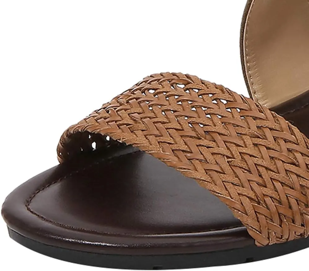 rismart Sandals for Women Open Toe Gladiator Criss Cross-Design Summer Sandals