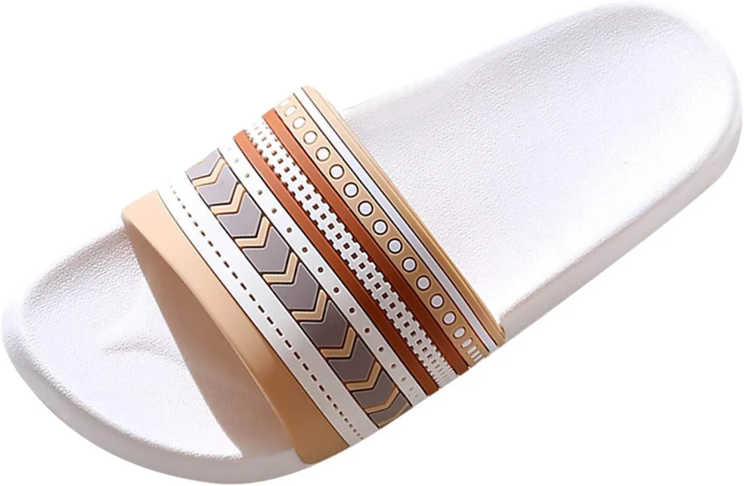 Roorsily Men's Bathroom Slippers Comfort Recovery Pillow Slippers Soft Summer Beach Shoes Soft Flat Soled Slippers