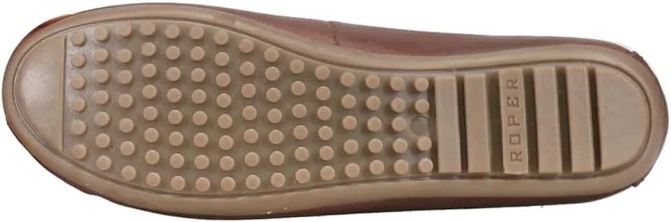 ROPER Womens Lilly Leopard Moccasins Flats Casual - Brown