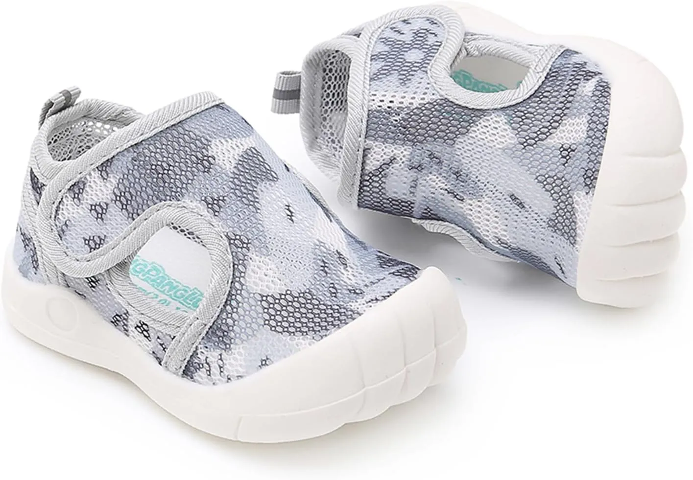 RVROVIC Boys Girls Athletic Sports Sandals Open-Toe Breathable Rubber Sole Beach Water Shoes for Toddler