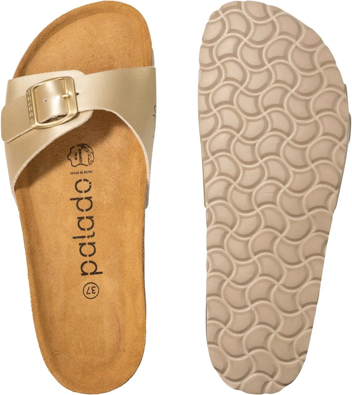 Samos Women's Mules - Shoes with Adjustable Straps - Outdoor & Slippers with Sole Made of Finest Suede - Sandals with Natural Cork Footbed