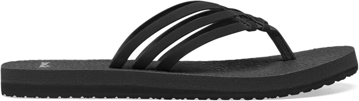 Sanuk Women's Yoga Sandy | Flip Flops for Women | Yoga Sandals For Women | Memory Foam Footbed