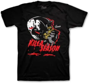 Shirt to Match Jordan 4 Red Thunder Sneakers - Killa Season Tee