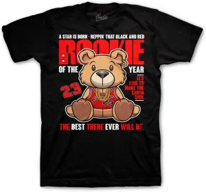 Shirt to Match Jordan 4 Red Thunder Sneakers - Rookie Tee