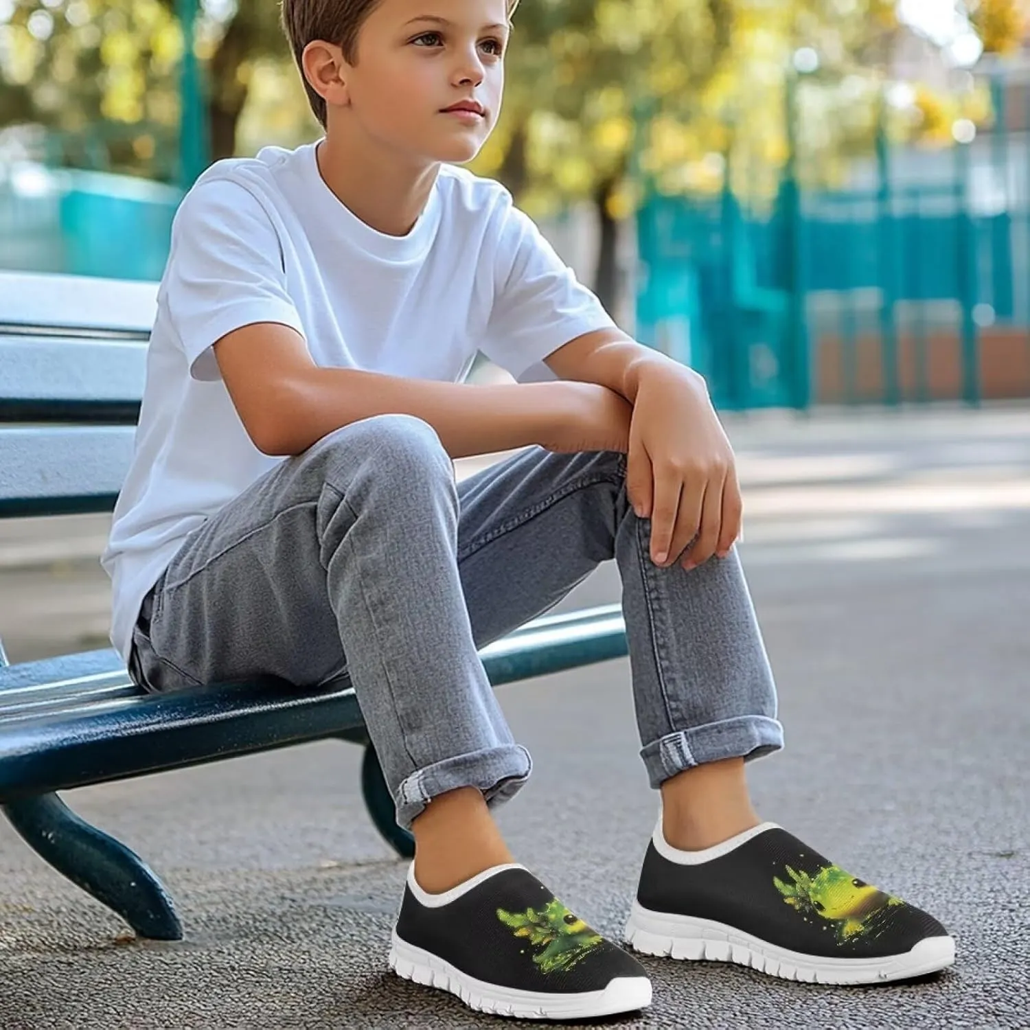 Shoes for Kids Size 11.5-4 for Soft Walking Laceless Design