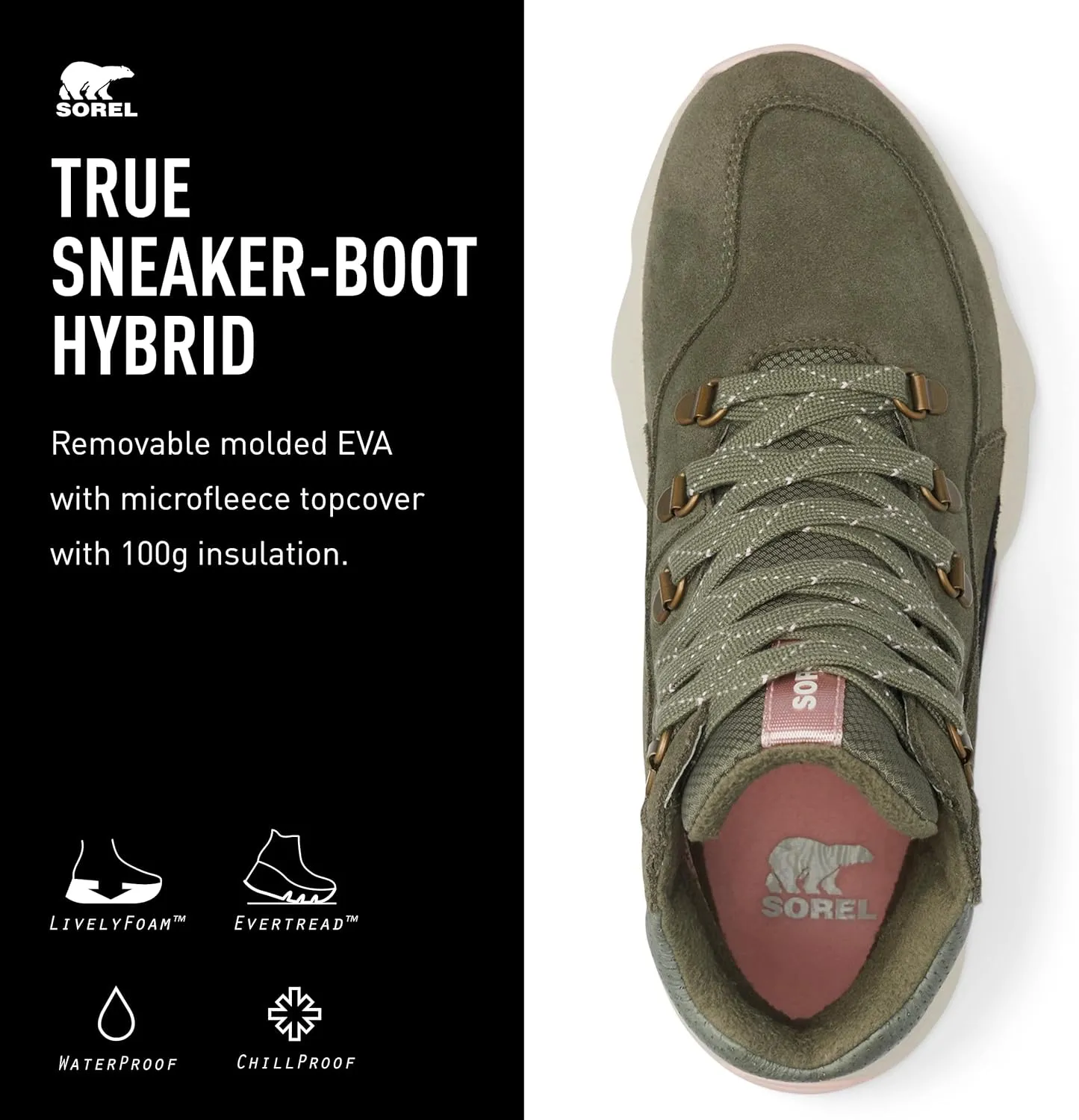 Sorel Women's Kinetic Impact Conquest Waterproof Shoes