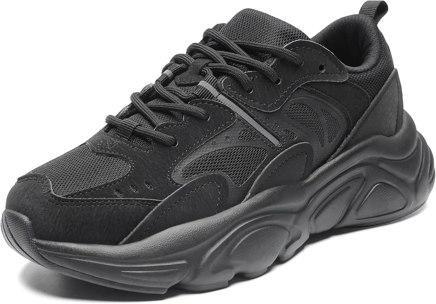 STQ Womens Chunky Sneakers Comfortable Walking Shoes with Arch Sopport