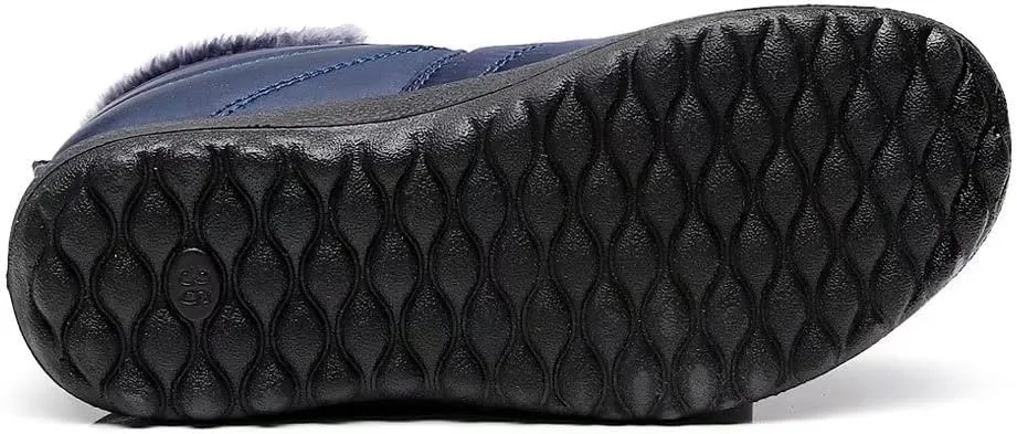 Stunner Snow Boots for Women Winter Ankle Boots Warm Fur Lined Ankle Booties Waterproof Comfortable Outdoor Slip On Winter Shoes Booties