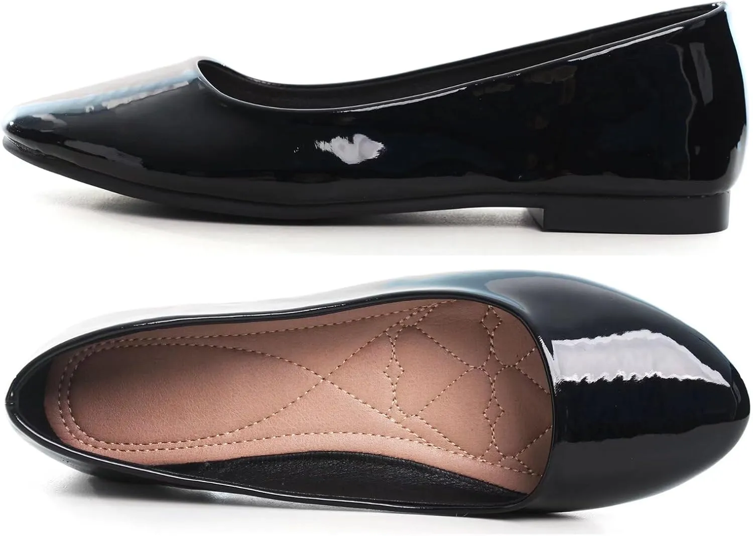 TN TANGNEST Women Pointed Toe Flats Comfortable Flat Ballet Shoes