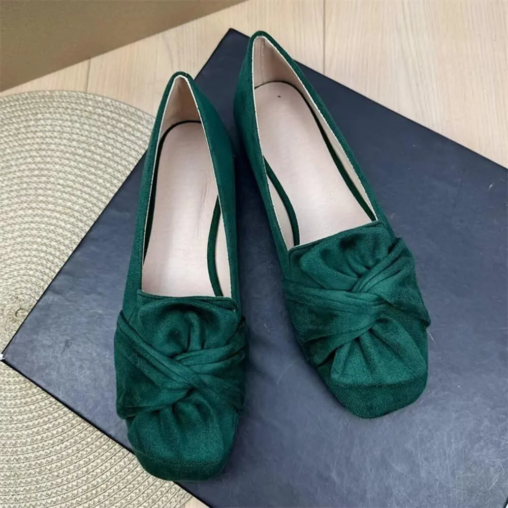 TN TANGNEST Womens Dress Flats Fashion Soft Pointed Toe Bowknot Slip On Flat Shoes