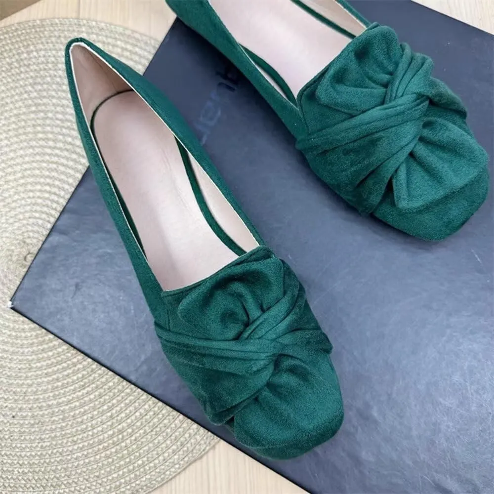 TN TANGNEST Womens Dress Flats Fashion Soft Pointed Toe Bowknot Slip On Flat Shoes