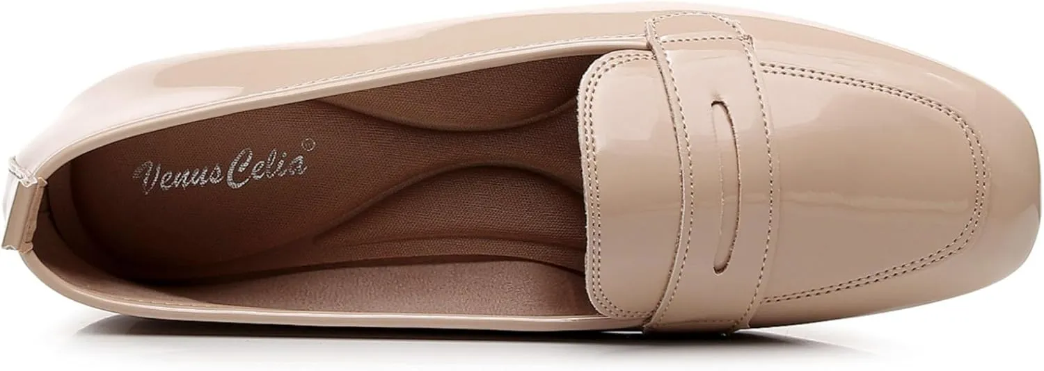 VenusCelia Women's CloseFitting Flat Shoe