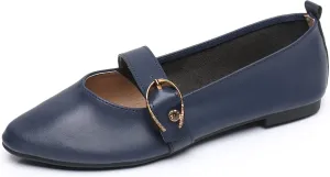 VenusCelia Women's Mary Jane Flat Shoe