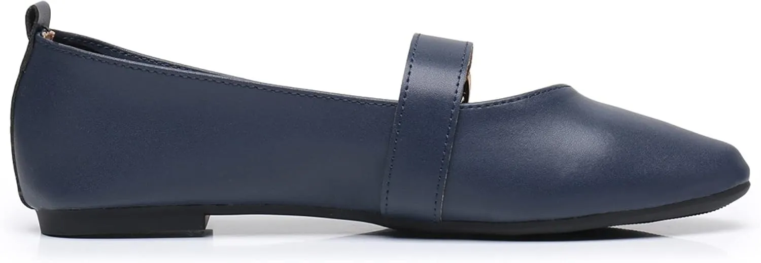 VenusCelia Women's Mary Jane Flat Shoe