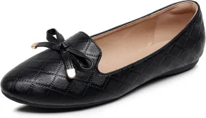 VenusCelia Women's Serenity Bow Flat Shoe