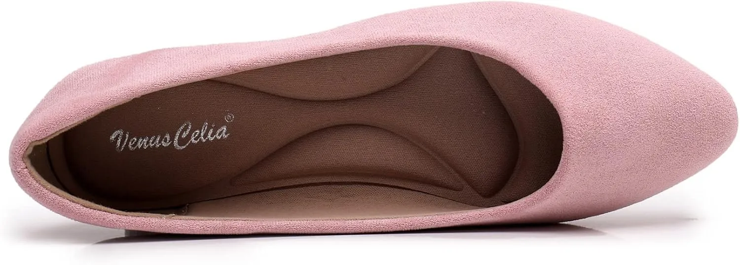 VenusCelia Women's Snug2 Flat Shoe