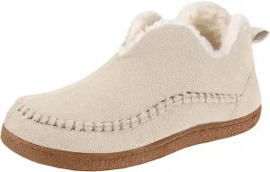 Winter Boots for Women, Winter Moccasin Boots Shoes With Cozy Memory Foam Warm Fuzzy Indoor Outdoor House Shoes