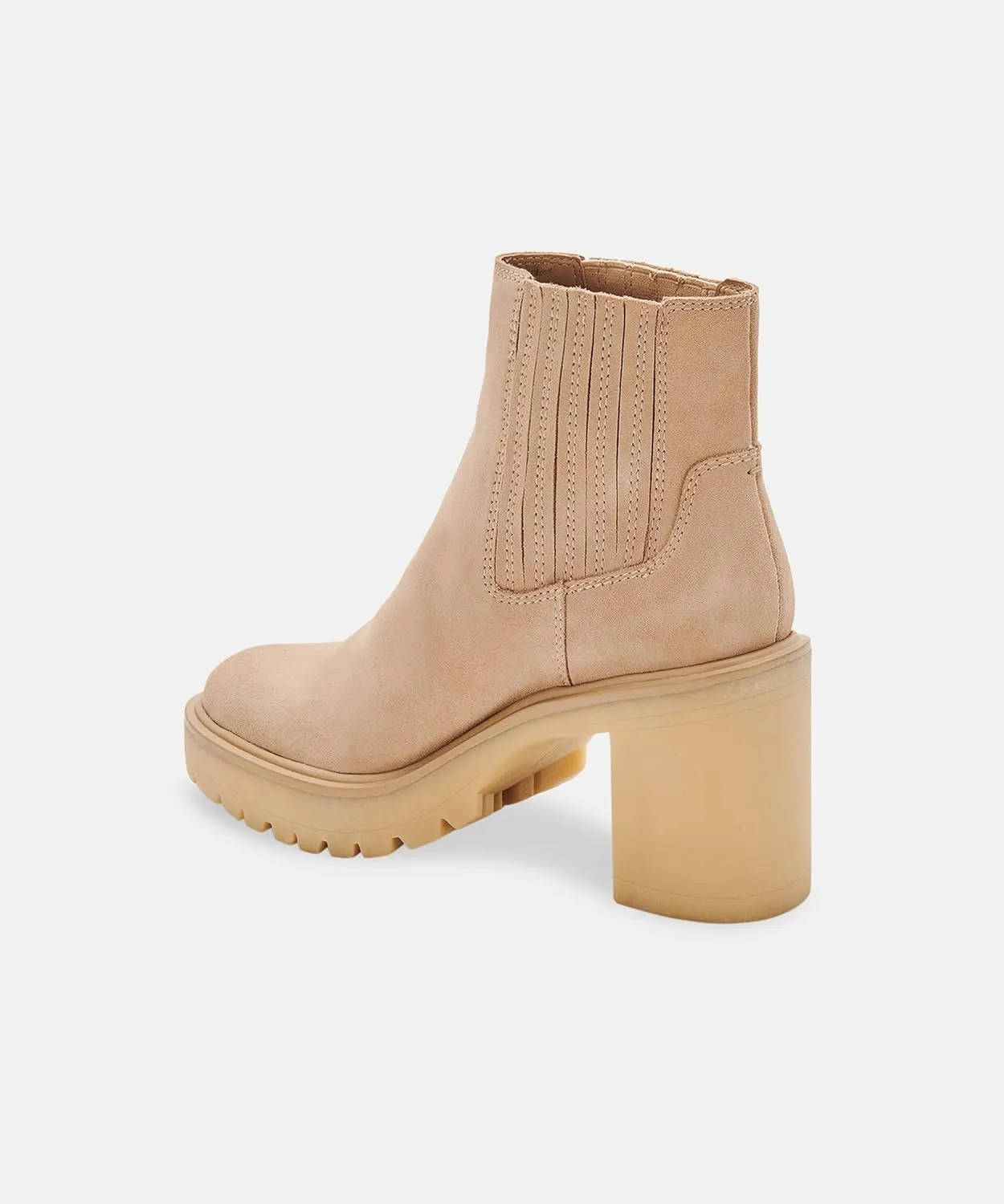 Womems Platform Lug Sole Ankle Boots Chunky Block Heel Seam Booties Combat Cozy Round Toe Chelsea Shoes